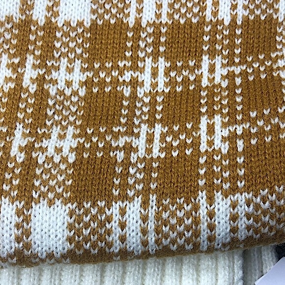 TIMBERLAND Plaid Flat Knit Scarf NWT - Picture 5 of 17